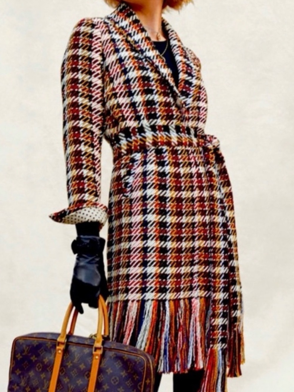 CAbi Regency Multicolor Tweed Coat M